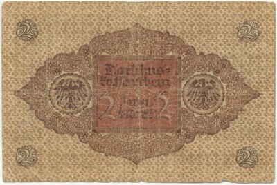 2 марки 1920 года Германия