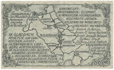 20 пфеннигов 1917 года Германия — город Гладбах (Нотгельд)