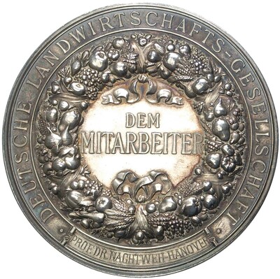 Настольная медаль 1906 года Германия «Макс Айт»