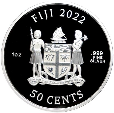 50 центов 2022 года Фиджи «Собаки»
