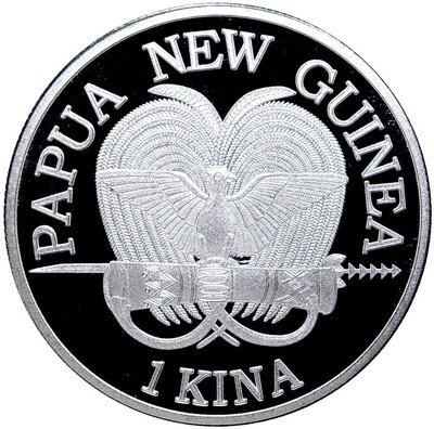 1 кина 2022 года Папуа — Новая Гвинея «Райская птица»