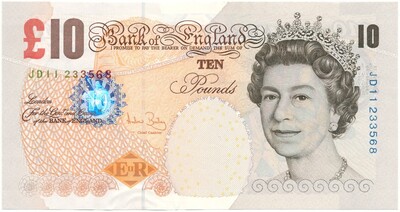10 фунтов 2004 года Великобритания