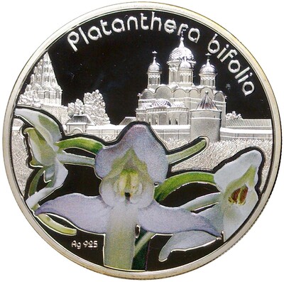 1 доллар 2013 года Ниуэ «Орхидеи — Platantera Bifolia»