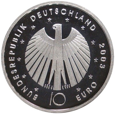 10 евро 2003 года Германия «Чемпионат мира по футболу 2006 в Германии»