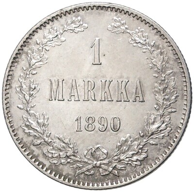 1 марка 1890 года Русская Финляндия