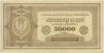 50000 марок 1922 года Польша