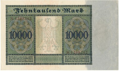 10000 марок 1922 года Германия