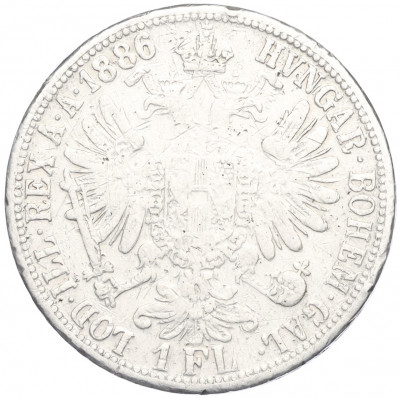 1 флорин 1886 года Австрия