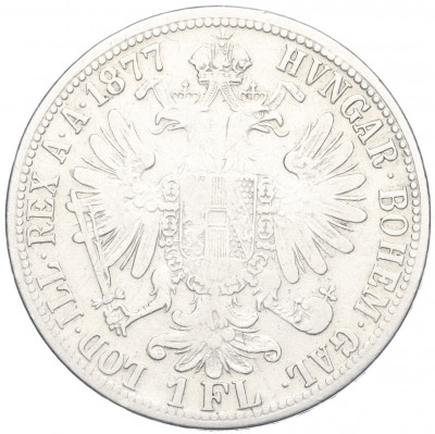 1 флорин 1877 года Австрия