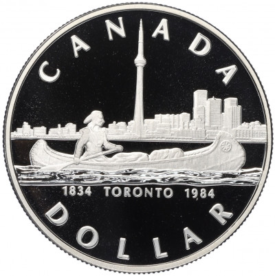 1 доллар 1984 года Канада 