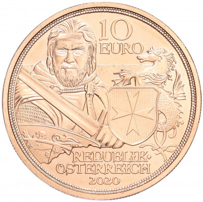 10 евро 2020 года Австрия «Рыцарские истории — Стойкость»