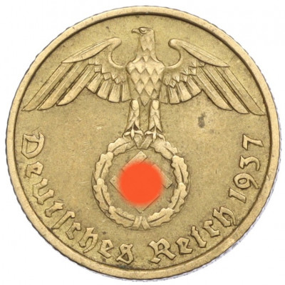 5 рейхспфеннигов 1937 года А Германия