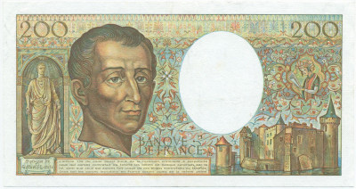 200 франков 1986 года Франция