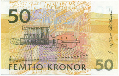 50 крон 1997 года Швеция