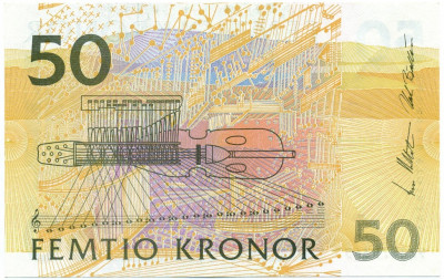 50 крон 1999 года Швеция