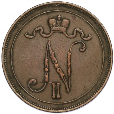 10 пенни 1908 года Русская Финляндия