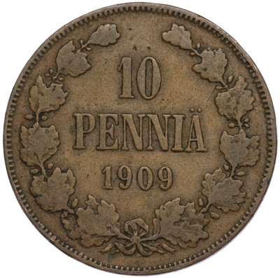10 пенни 1909 года Русская Финляндия