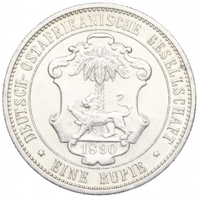 1 рупия 1890 года Германская Восточная Африка