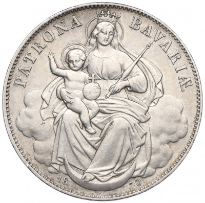 1 талер 1870 года Бавария