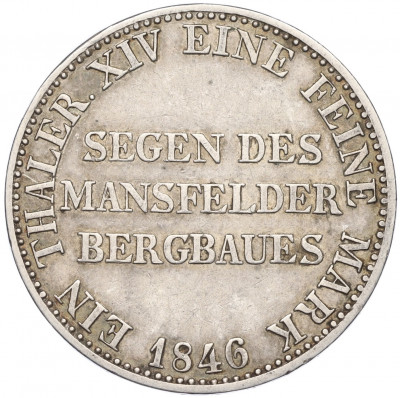 1 талер 1846 года Пруссия «Горный талер»