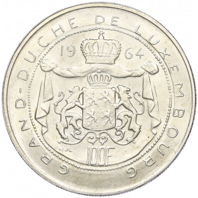 100 франков 1964 года Люксембург