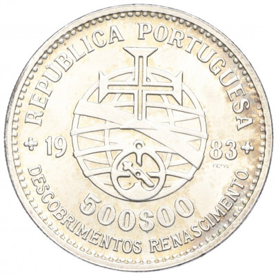 500 эскудо 1983 года Португалия 