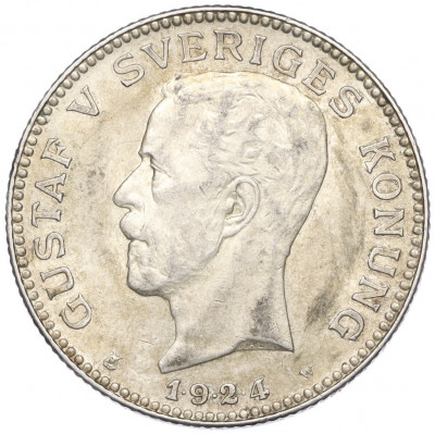 1 крона 1924 года Швеция