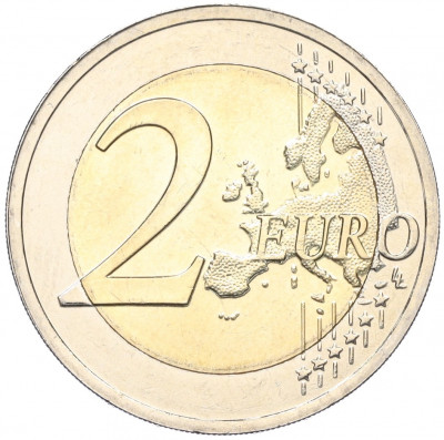 2 евро 2023 года Литва «Вместе с Украиной»