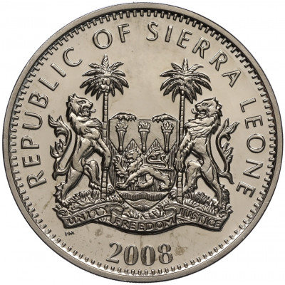10 долларов 2008 года Сьерра-Леоне 