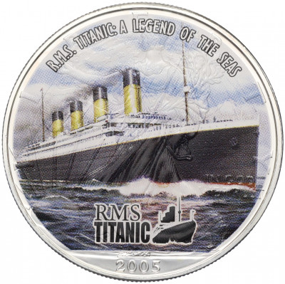 1 доллар 2005 года США «Шагающая Свобода» (Титаник)