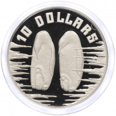 10 долларов 1992 года Австралия «Императорский пингвин»