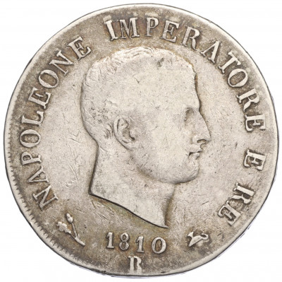 5 лир 1810 года Наполеоновское королевство Италия