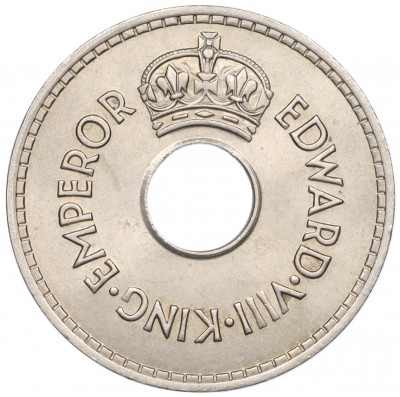 1 пенни 1936 года Фиджи (Эдуард VIII)