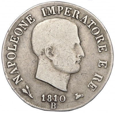 5 лир 1810 года Наполеоновское королевство Италия
