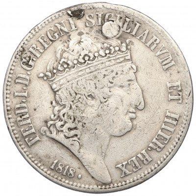 120 грано 1818 года Королевство Двух Сицилий
