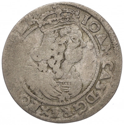 6 грошей 1666 года Польша