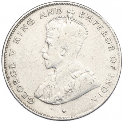 50 центов 1920 года Британский Цейлон
