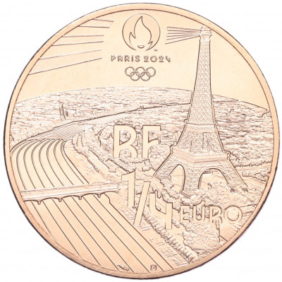 1/4 евро 2022 года Франция «XXXIII летние Олимпийские игры в Париже 2024 года — Конкур»