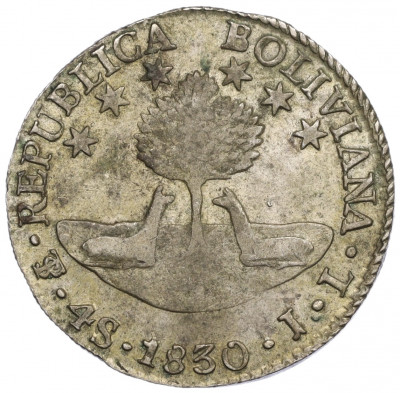 4 суэльдо 1830 года Боливия