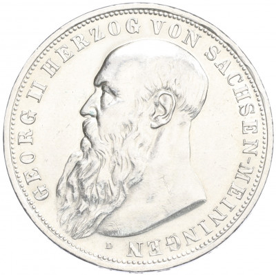 3 марки 1913 года D Германия (Саксен-Мейнинген)