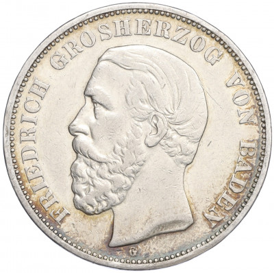 5 марок 1899 года G Германия (Баден)