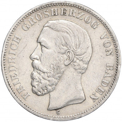 5 марок 1900 года G Германия (Баден)