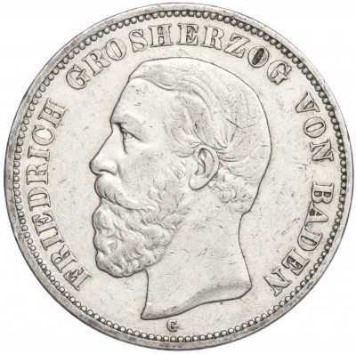 5 марок 1901 года G Германия (Баден)