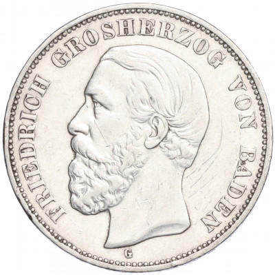 5 марок 1902 года G Германия (Баден)