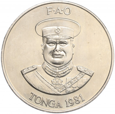 2 паанга 1981 года Тонга 