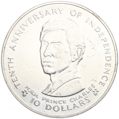 10 долларов 1980 года Фиджи 