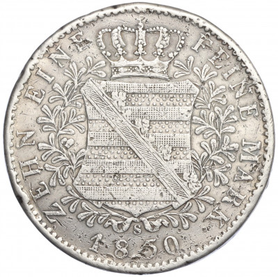 1 талер 1850 года Саксония
