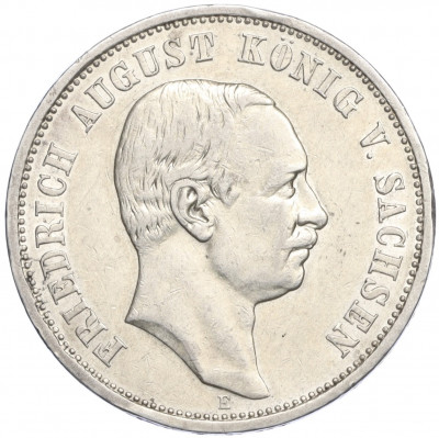 3 марки 1909 года Е Германия (Саксония)