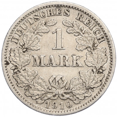 1 марка 1910 года J Германия