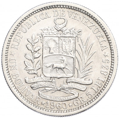 1 боливар 1960 года Боливия